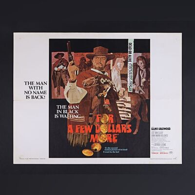 129. David Frangioni Collection: US Half-Sheet, 1967 (First Release) ### FOR A FEW DOLLARS MORE (1965)