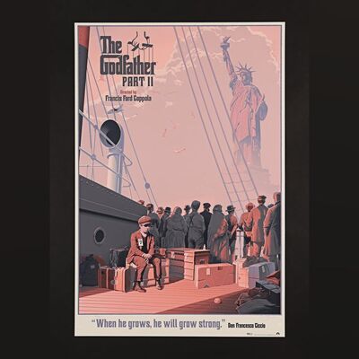 143. Signed and Hand-Numbered Limited Edition Print by Laurent Durieux, 2015 ### THE GODFATHER PART II (1974)