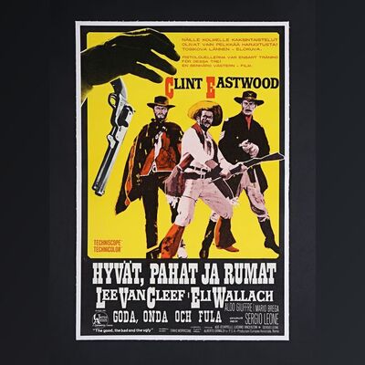 146. David Frangioni Collection: Finnish Poster - Linen-Backed, 1968 (First Release) ### THE GOOD, THE BAD AND THE UGLY (1966)