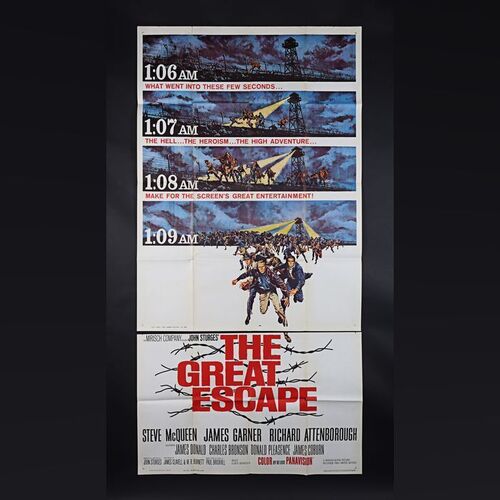 152. David Frangioni Collection: US Three-Sheet, 1963 ### THE GREAT ESCAPE (1963)