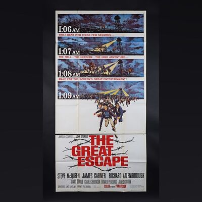 152. David Frangioni Collection: US Three-Sheet, 1963 ### THE GREAT ESCAPE (1963)