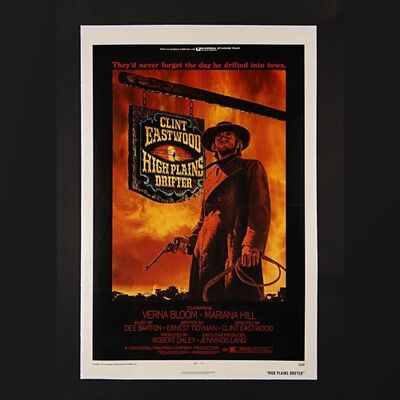166. US One-Sheet - Linen-Backed, 1973 ### HIGH PLAINS DRIFTER (1973)