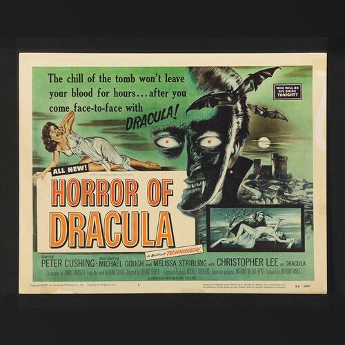 169. US Title Lobby Card, 1958 ### HORROR OF DRACULA (1958)