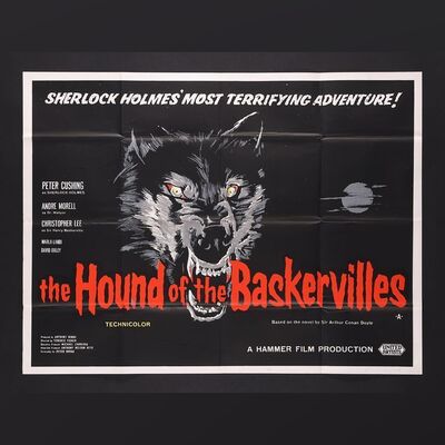 171. UK Quad, circa 1960s ### THE HOUND OF THE BASKERVILLES (1959)