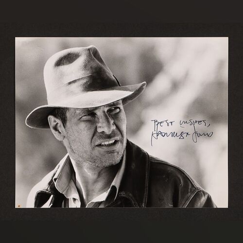 173. Harrison Ford Autographed Photograph ### INDIANA JONES AND THE LAST CRUSADE (1989)