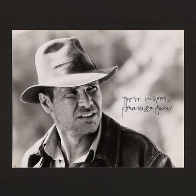 173. Harrison Ford Autographed Photograph ### INDIANA JONES AND THE LAST CRUSADE (1989)