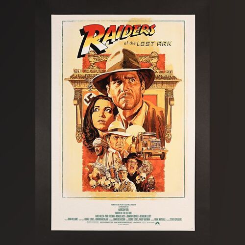 175. Matching Hand-Numbered Set of Three Limited Edition Prints by Paul Mann, 2020 ### INDIANA JONES TRILOGY (1981-89)