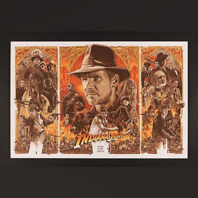 176. Signed and Hand-Numbered Limited Edition Artist's Proof Print by Grzegorz "Gabz" Domaradzki, 2018 ### INDIANA JONES: ORIGINAL TRILOGY (1981-1989)