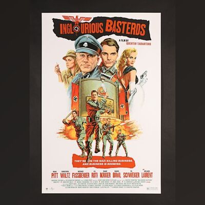 180. Hand-Numbered Limited Edition Print by Paul Mann, 2021 ### INGLOURIOUS BASTERDS (2009)