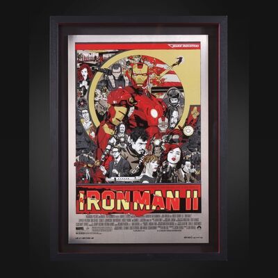 185. Signed and Hand-Numbered Limited Edition Metal Print by Tyler Stout, 2010 ### IRON MAN II (2010)