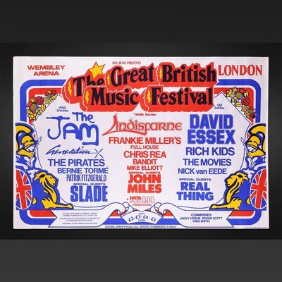 186. The Great British Music Festival Poster, 1978 ### THE JAM, GENERATION X AND OTHERS (1978)