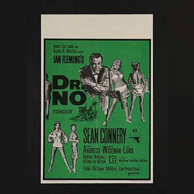 188. British Double-Crown, 1968 ### JAMES BOND: DR. NO (1962)