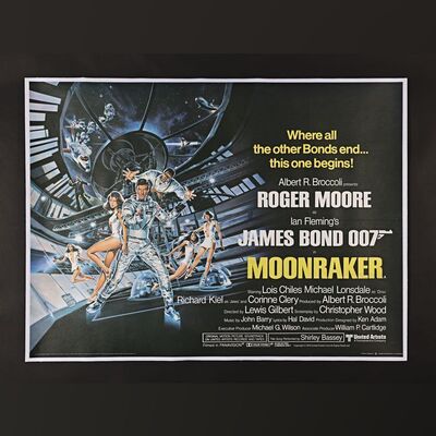 204. UK Quad, Linen-Backed, 1979 ### JAMES BOND: MOONRAKER (1979)