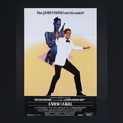 205. David Frangioni Collection: British One-Sheet, 1985 ### JAMES BOND: A VIEW TO A KILL (1985)