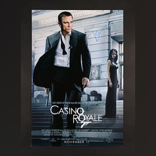 206. Daniel Craig Autographed Poster ### JAMES BOND: CASINO ROYALE (2006)