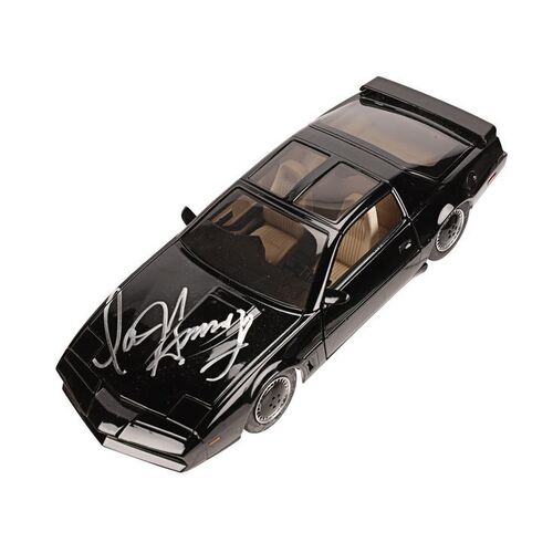 230. David Hasselhoff Autographed Toy K.I.T.T Car ### KNIGHT RIDER (T.V. SERIES, 1982 - 1986)