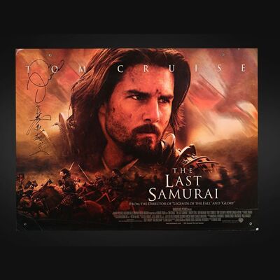234. Tom Cruise and Hiroyuki Sanada Autographed Premiere Board, 2003 ### THE LAST SAMURAI (2003)