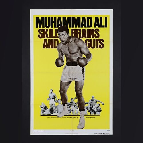 236. David Frangioni Collection: US One-Sheet, 1975 ### LEGENDS OF THE RING: MUHAMMAD ALI - SKILL, BRAINS AND GUTS (1975)
