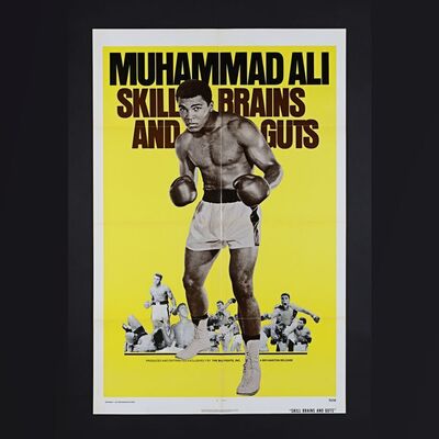 236. David Frangioni Collection: US One-Sheet, 1975 ### LEGENDS OF THE RING: MUHAMMAD ALI - SKILL, BRAINS AND GUTS (1975)