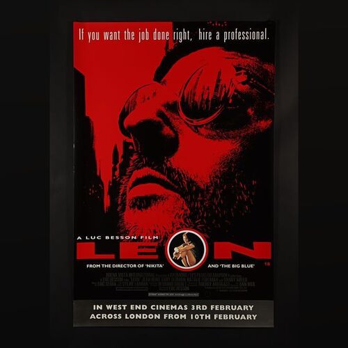 238. UK London Bus Stop Poster, 1994 ### L&Atilde;&fnof;&Acirc;&copy;ON: THE PROFESSIONAL (1994)