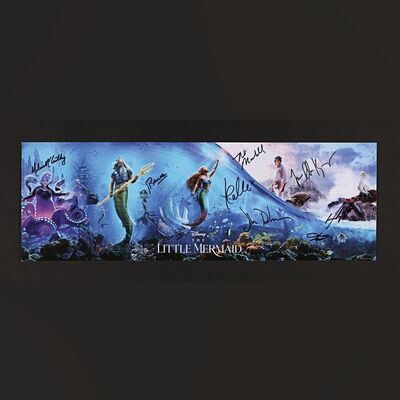 239. Melissa McCarthy, Javier Bardem, Halle Bailey, Jonah Hauer-King, Rob Marshall and Others Autographed Poster, 2023 ### THE LITTLE MERMAID (2023)