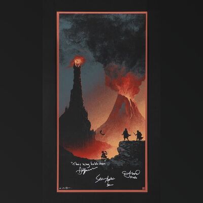 241. Elijah Wood, Sean Astin and Andy Serkis Autographed Limited Edition Print by Matt Ferguson, 2015 ### THE LORD OF THE RINGS: THE RETURN OF THE KING (2003)