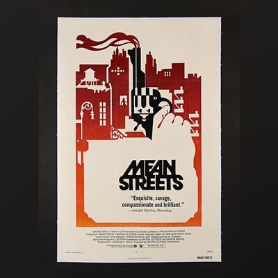254. US One-Sheet - Linen-Backed, 1973 ### MEAN STREETS (1973)