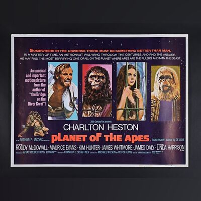 283. David Frangioni Collection: UK Quad, 1968 ### PLANET OF THE APES (1968)