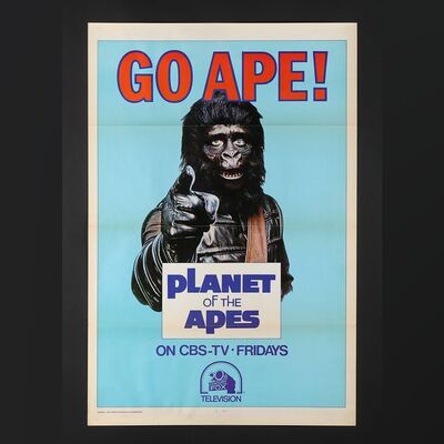 287. "Go Ape!" T.V. Series US One-Sheet, 1974 ### PLANET OF THE APES (1974)