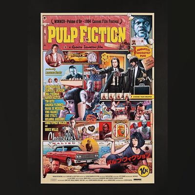 293. Hand-Numbered Limited Edition Variant Print by Ise Ananphada, 2022 ### PULP FICTION (1994)