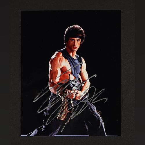 295. David Frangioni Collection: Sylvester Stallone Autographed Still ### RAMBO: FIRST BLOOD (1982)