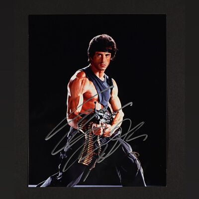 295. David Frangioni Collection: Sylvester Stallone Autographed Still ### RAMBO: FIRST BLOOD (1982)