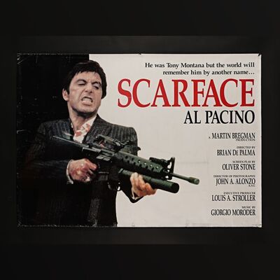 308. David Frangioni Collection: Italian Commercial Poster, 1983 ### SCARFACE (1983)