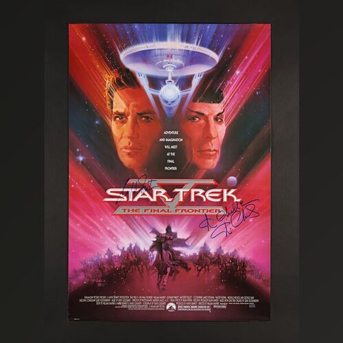 319. William Shatner and Nichelle Nichols Autographed US One-Sheet ### STAR TREK V: THE FINAL FRONTIER (1989)