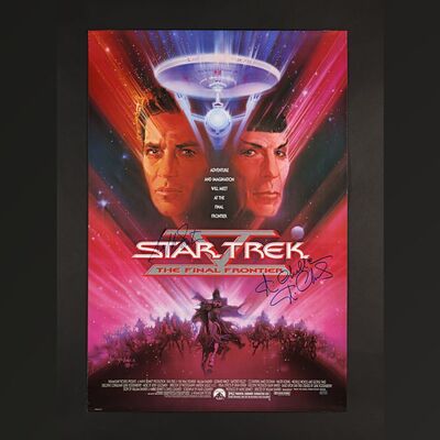 319. William Shatner and Nichelle Nichols Autographed US One-Sheet ### STAR TREK V: THE FINAL FRONTIER (1989)