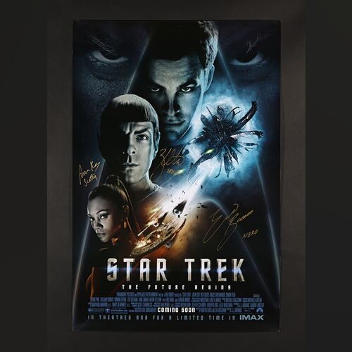 325. Simon Pegg, Zachary Quinto and Eric Bana Autographed One-Sheet, 2009 ### STAR TREK (2009)
