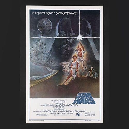 329. US One-Sheet Style A First Printing - Rolled, 1977 ### STAR WARS: A NEW HOPE (1977)