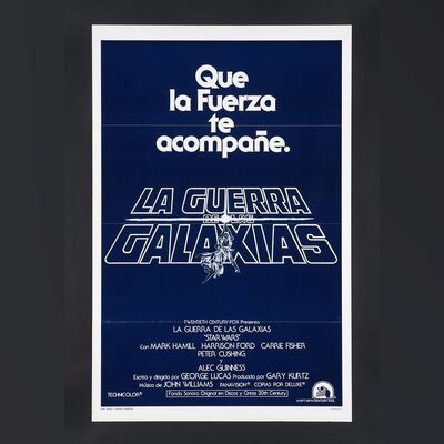 332. David Frangioni Collection: US Spanish Teaser One-Sheet, 1977 ### STAR WARS: A NEW HOPE (1977)