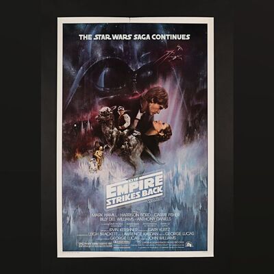 343. US One-Sheet - 'Gone with the Wind' Style A, 1980 ### STAR WARS: THE EMPIRE STRIKES BACK (1980)