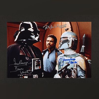 346. Dave Prowse, Billy Dee Williams and Jeremy Bulloch Autographed Photograph ### STAR WARS: THE EMPIRE STRIKES BACK (1980)