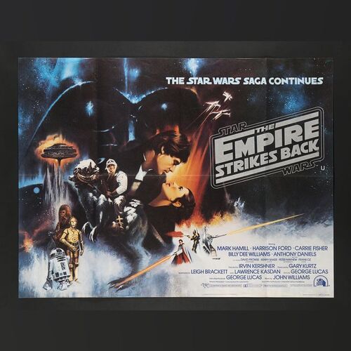 350. Untrimmed UK "Gone with the Wind" Style A Quad ### STAR WARS: THE EMPIRE STRIKES BACK (1980)