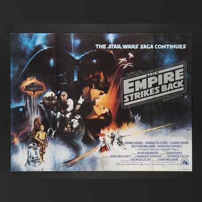 350. Untrimmed UK "Gone with the Wind" Style A Quad ### STAR WARS: THE EMPIRE STRIKES BACK (1980)
