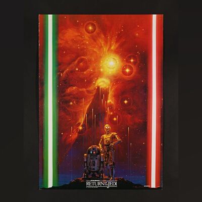 357. Japanese B2 - Yamakatsu 'Starfall' Style, 1983 ### STAR WARS: RETURN OF THE JEDI (1983)