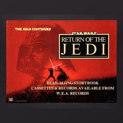 359. "Read-Along Storybook" UK Quad - Rolled, 1983 ### STAR WARS: RETURN OF THE JEDI (1983)