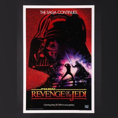 360. Dated "Revenge" US One-Sheet - Rolled, 1983 ### STAR WARS: RETURN OF THE JEDI (1983)