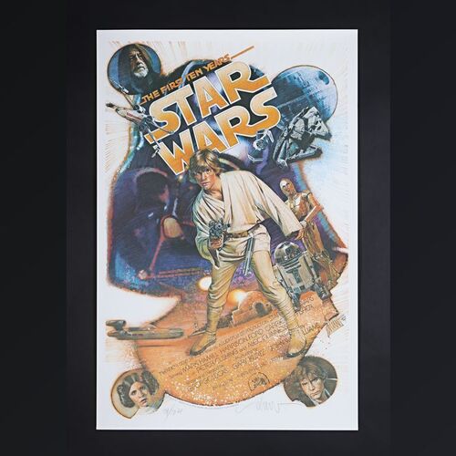 366. Signed and Hand-Numbered Limited Edition Artist's Proof Print by Drew Struzan, 1987 ### STAR WARS: THE FIRST TEN YEARS (1987)