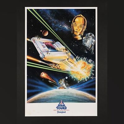 367. Star Tours Disneyland Poster, 1987 ### STAR WARS: STAR TOURS (1987)