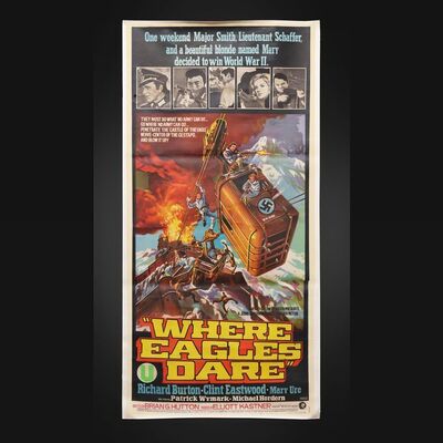 396. David Frangioni Collection: Indian Three-Sheet - Linen-Backed, 1968 ### WHERE EAGLES DARE (1968)