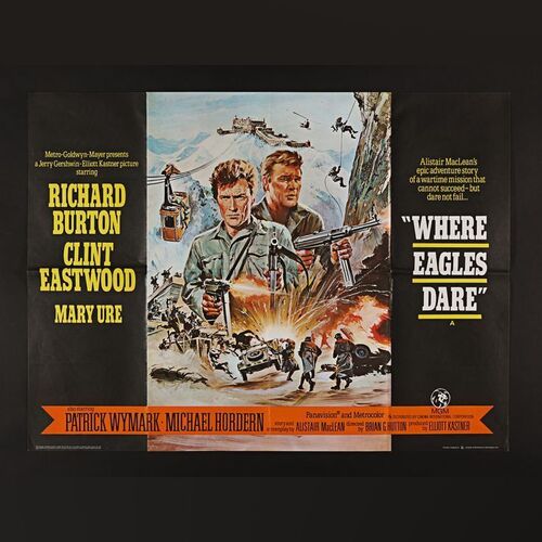 400. UK Quad, 1972 ### WHERE EAGLES DARE (1968)