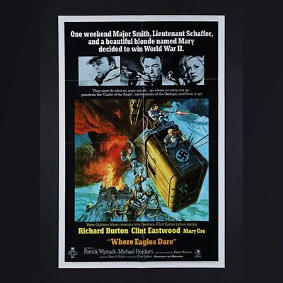 402. David Frangioni Collection: US One-Sheet, 1968 ### WHERE EAGLES DARE (1968)